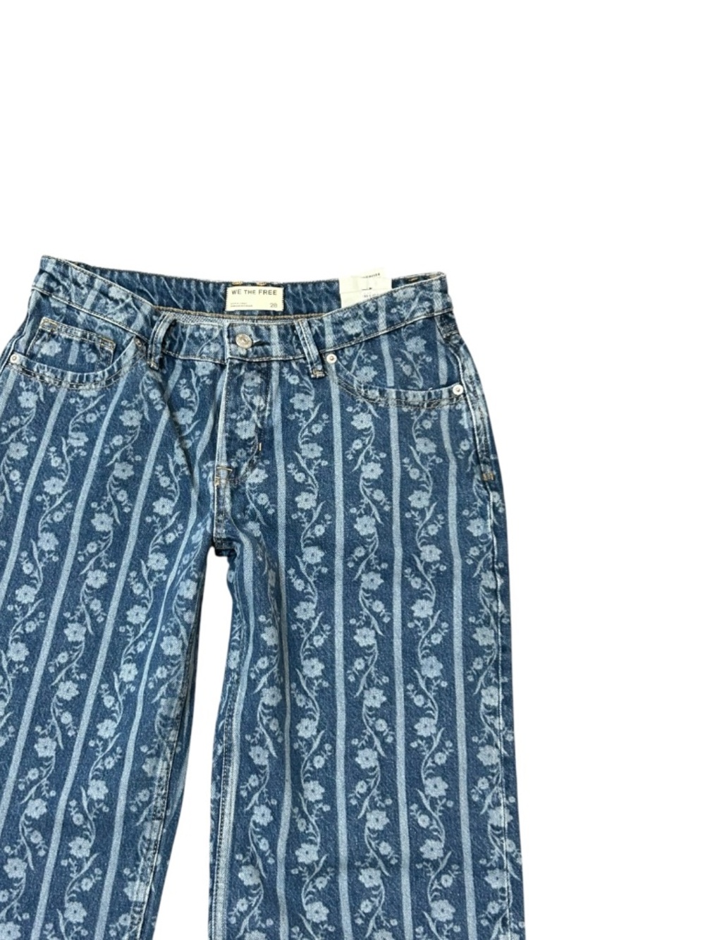 NWT We The Free Tennessee Low Rise Boyfriend Jeans Free People Size 28 NEW - Picture 3 of 6